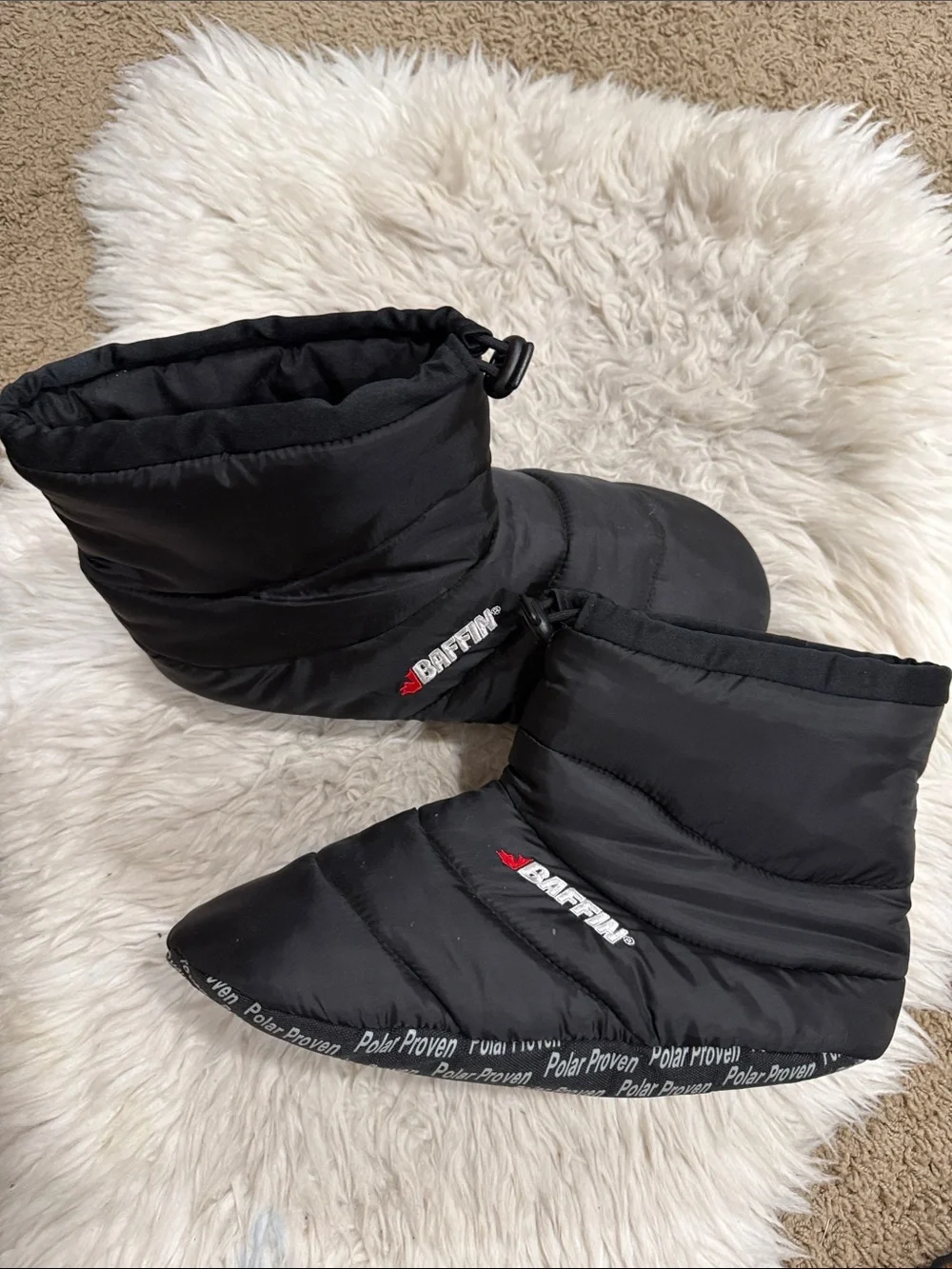 BAFFIN Men’s Black CUSH BOOTY | Unisex Hybrid Slipper Size XXL 11/12